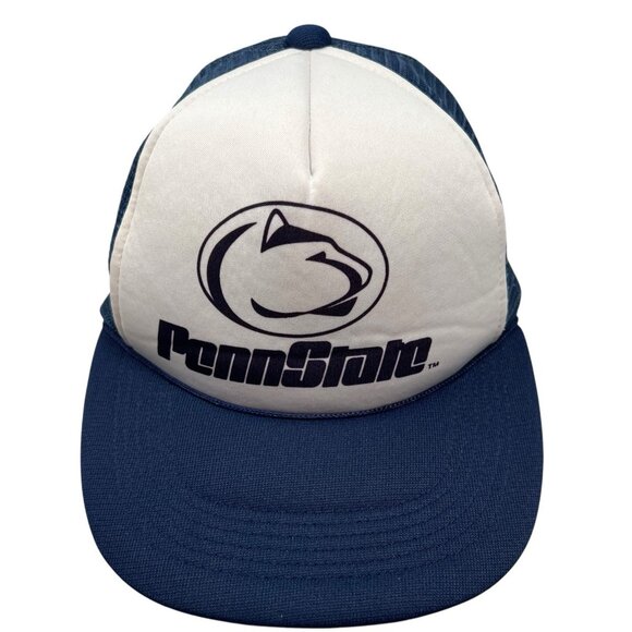 Penn State University Nittany Lions Vintage Mesh Trucker Snapback Hat Cap Dad - Picture 2 of 9
